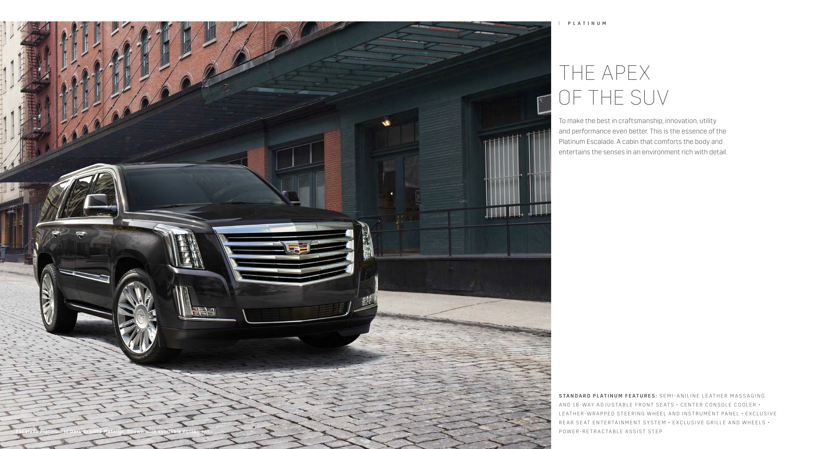 2017 Cadillac Escalade Brochure Page 16